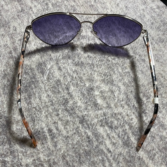 Ted Baker Silver and Lavender Cat Eye Sunglasses - Picture 8 of 11